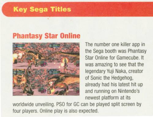Key Sega Titles